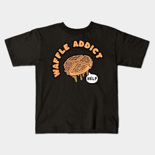 Waffles Addict Kids T-Shirt